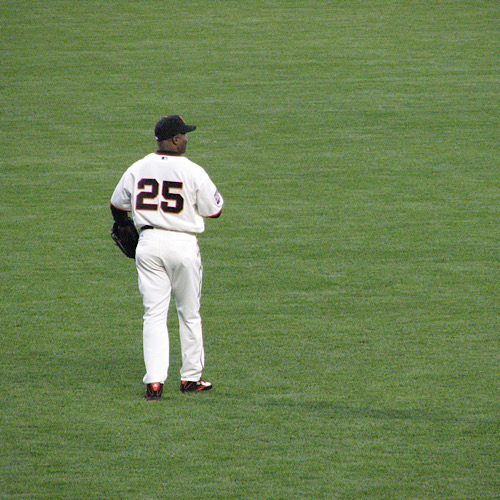 OCTOBER 5, 2001: Barry Bonds broke the Major League Baseball single-season home run record when he hit his 71st home run while playing for the San Francisco Giants.