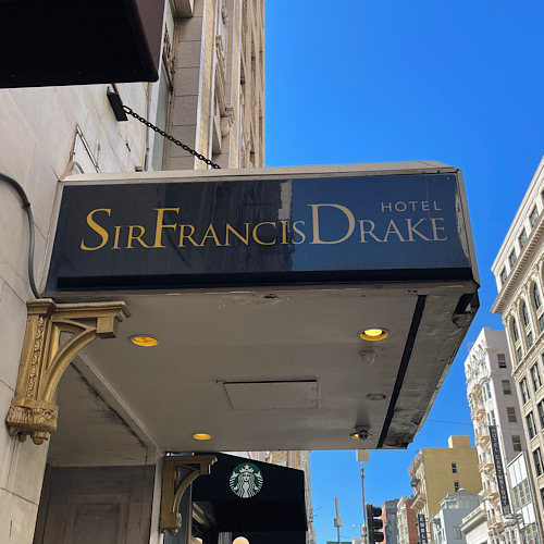 OCTOBER 23, 1928: San Francisco’s Sir Francis Drake Hotel opened. Once one of the most opulent hotels  in the City, it became renowned for its ghosts.