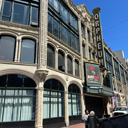 APRIL 19, 1909: After being destroyed in the 1906 Earthquake and Fires, a second Orpheum Theatre opened in San Francisco.